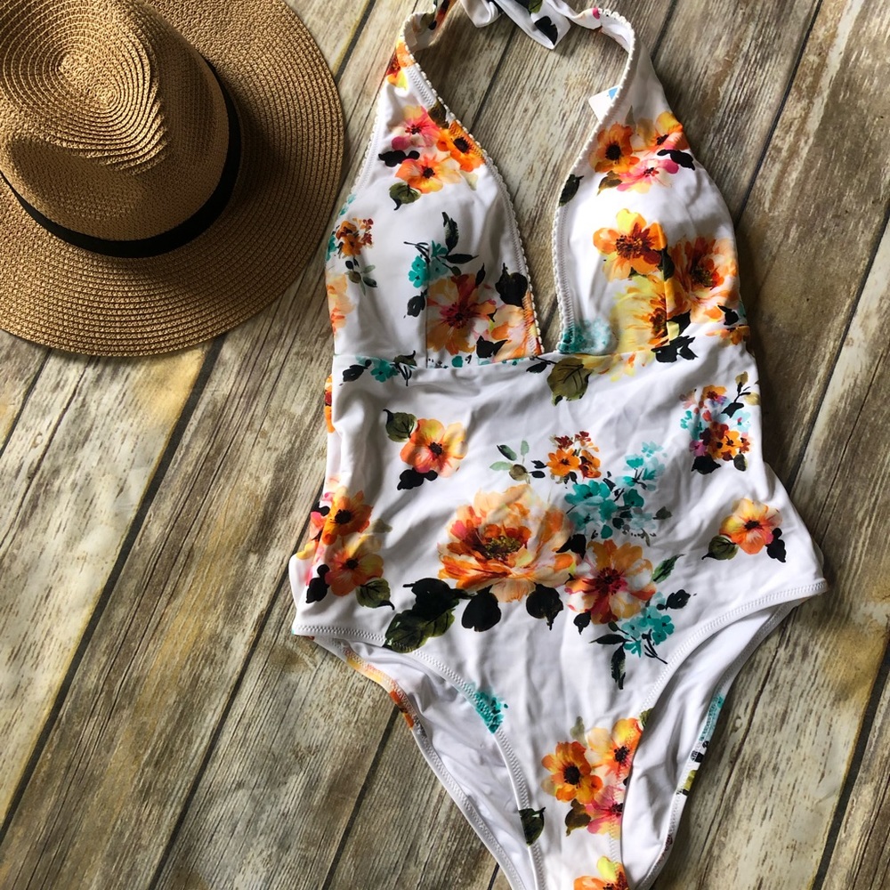 🌴Women’s floral print one piece swimsuit